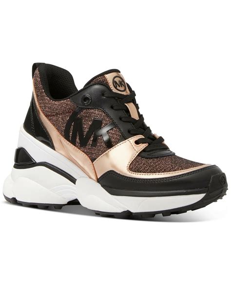 michael kors chaussures femme 2014|Michael Kors rose gold sneakers.